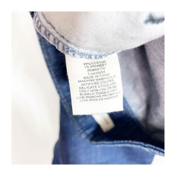 UO Silence & Noise Strapless Denim Jumpsuit Womens Size 2 - Picture 2 of 6